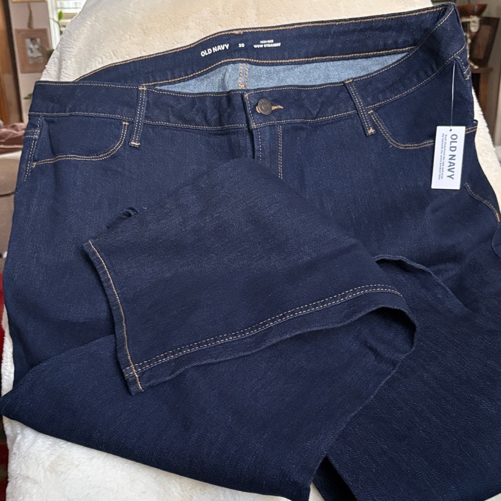 Old Navy Women's stretch Deep Indigo Skinny Jeans